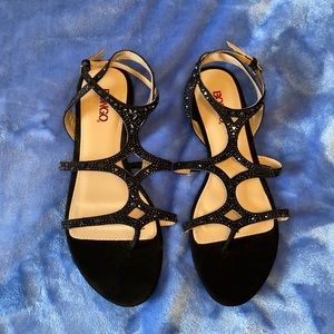 Brand new black sandals